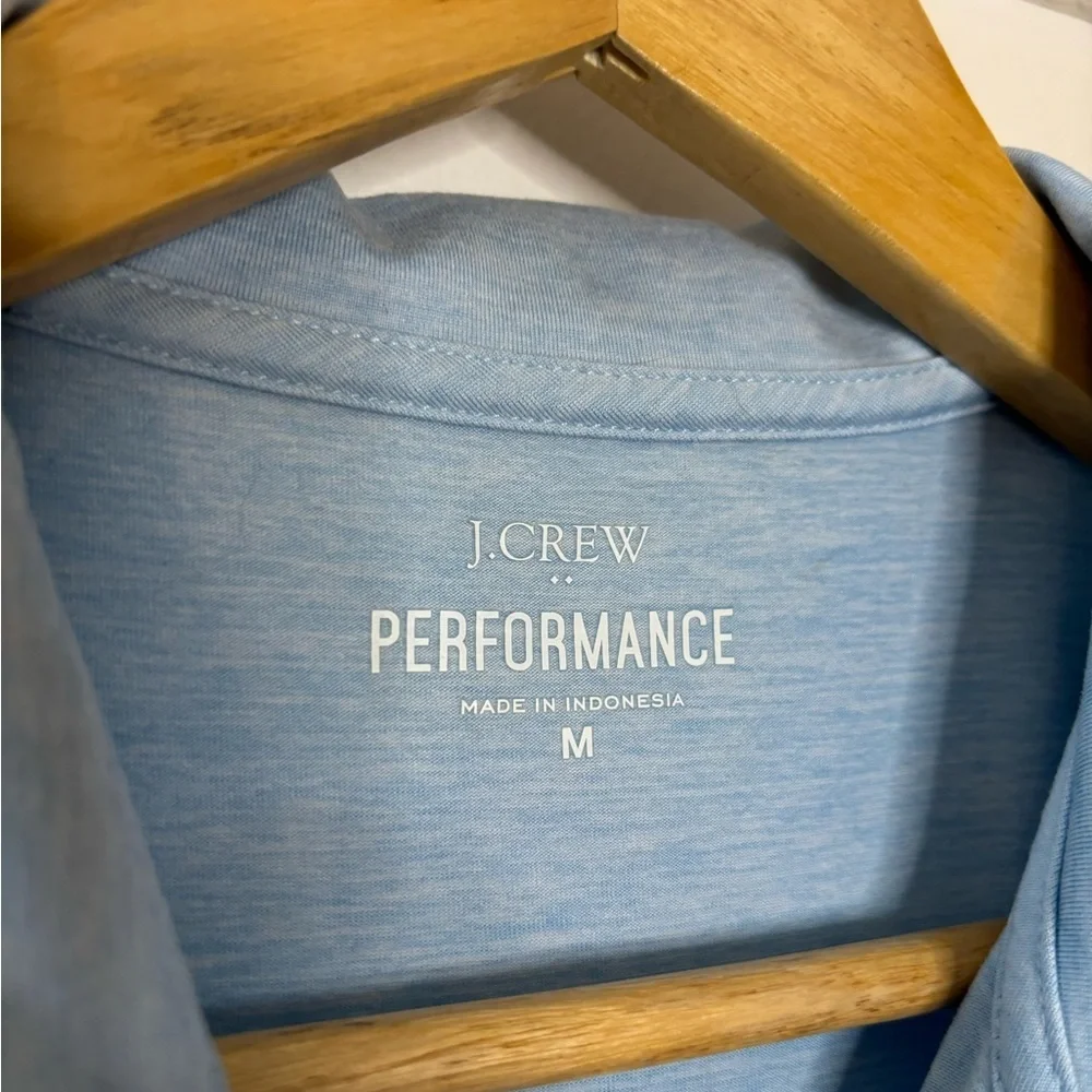 J. Crew Performance Sky Blue Men's Polo Shirt